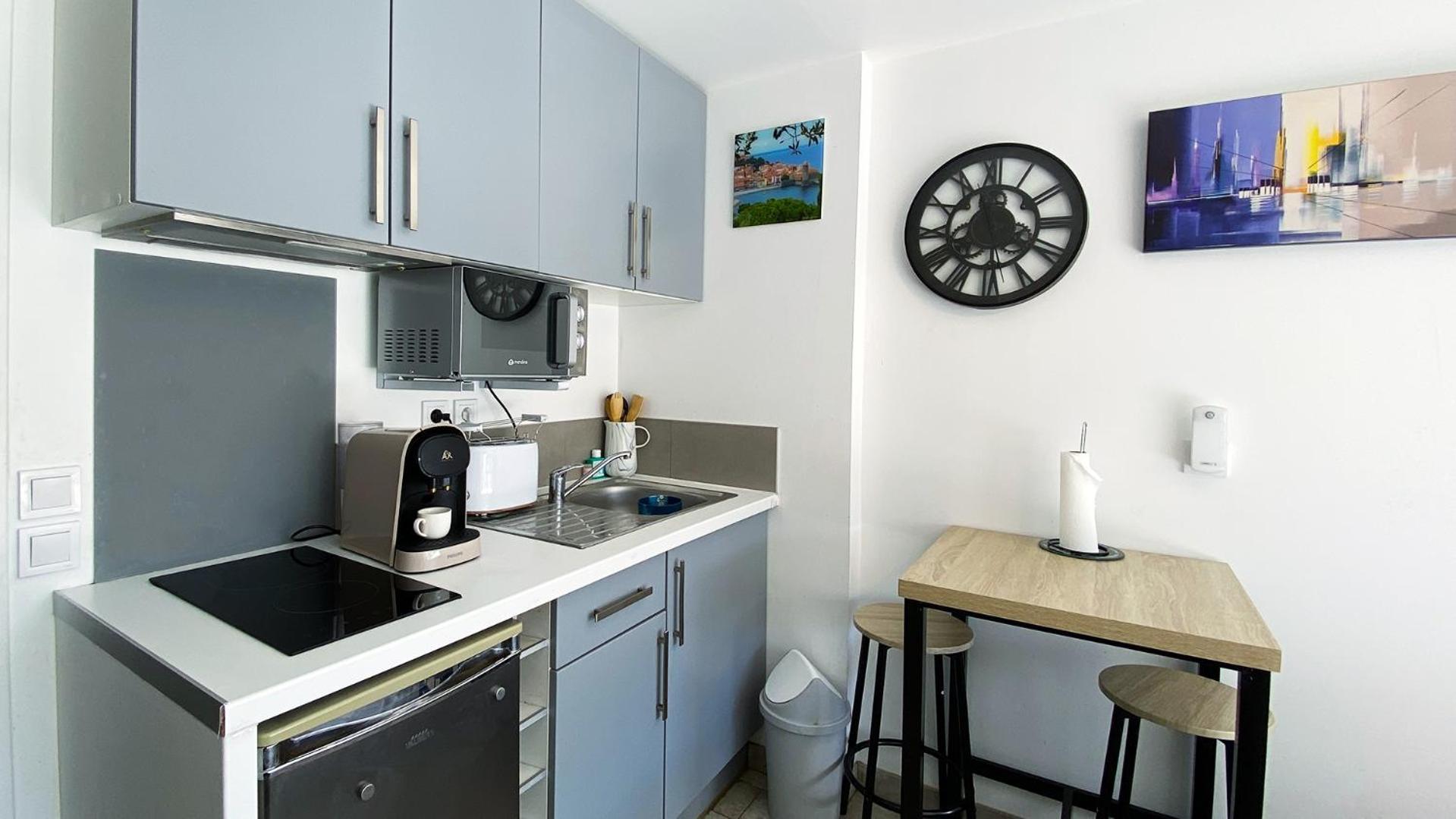 Studio Clair, Climatise Avec Jardin Et Parking 佩皮尼昂 外观 照片