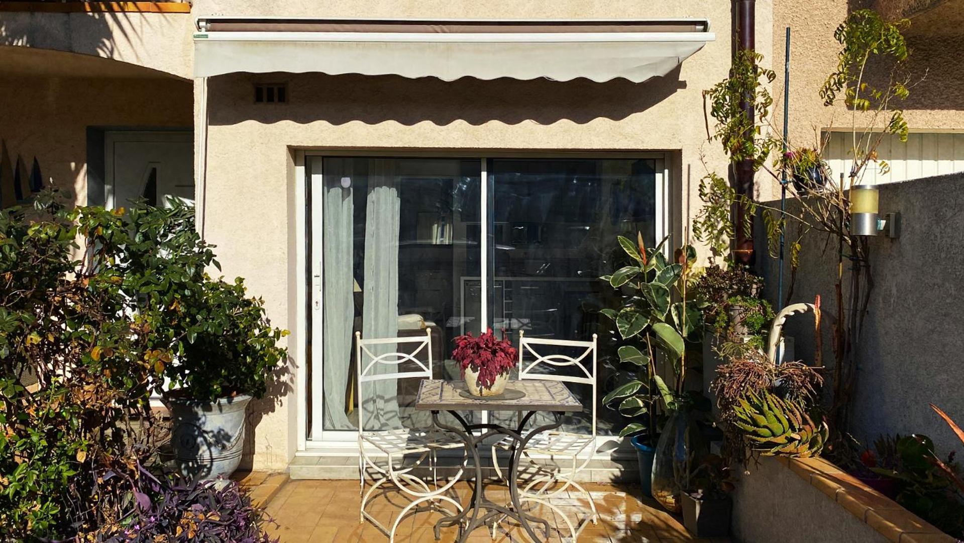 Studio Clair, Climatise Avec Jardin Et Parking 佩皮尼昂 外观 照片